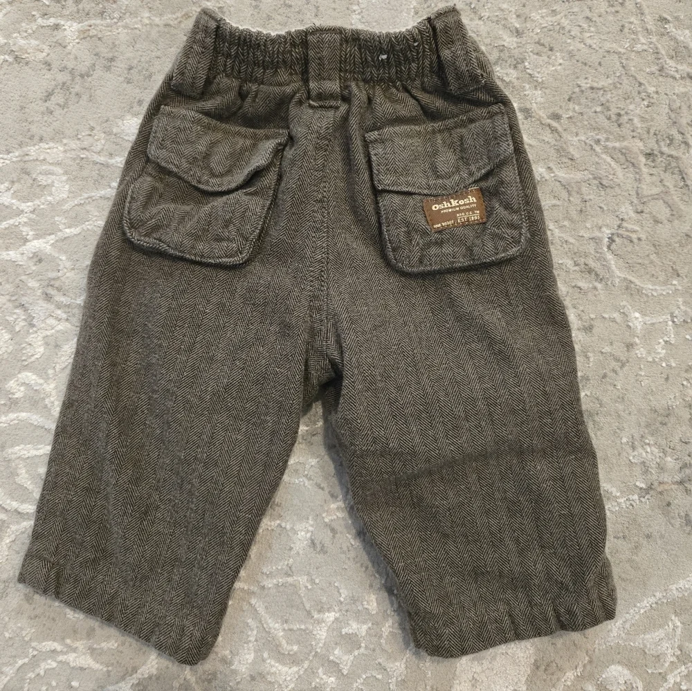 Vintage Oshkosh B'gosh Classic Tweed Brown Pants